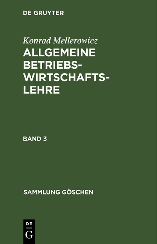 Allgemeine Betriebswirtschaftslehre