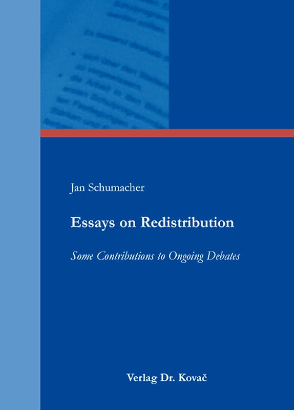 Essays on Redistribution