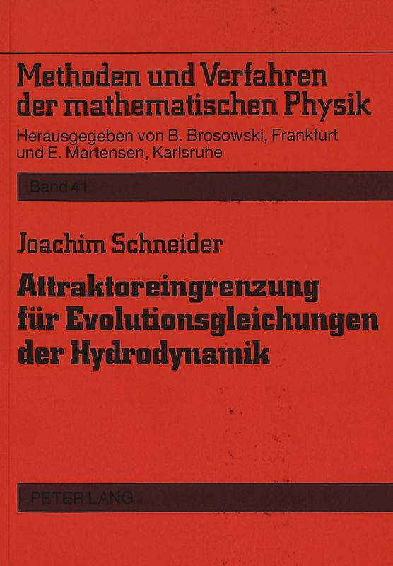Attraktoreingrenzung für Evolutionsgleichungen der Hydrodynamik