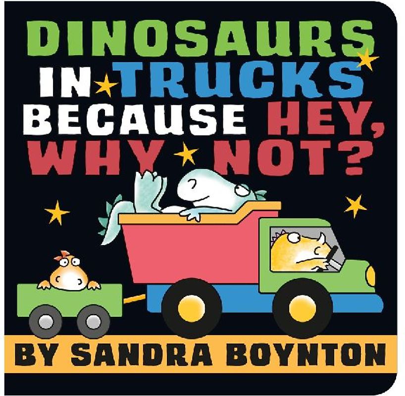 Dinosaurs in Trucks Because Hey, Why Not?