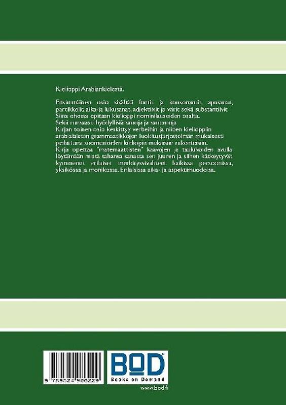 Kielioppi arabian kielestä