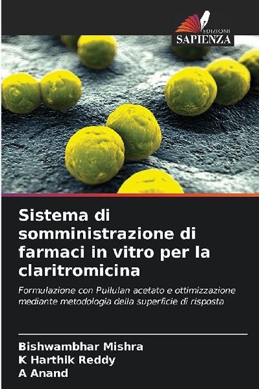 Sistema di somministrazione di farmaci in vitro per la claritromicina