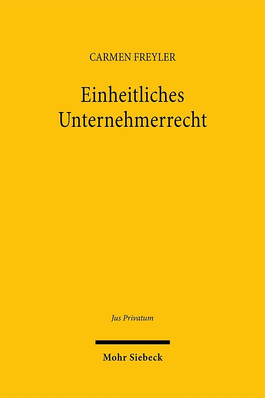 Einheitliches Unternehmerrecht