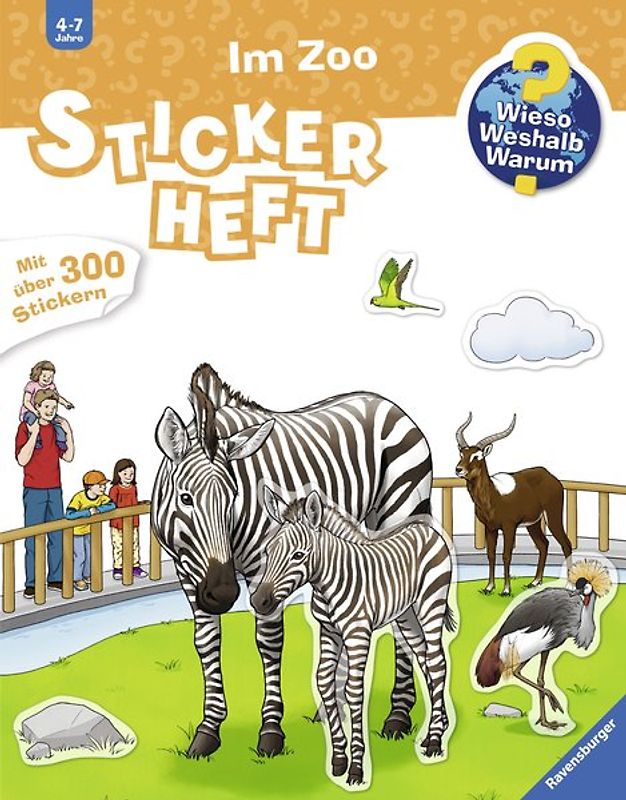 Wieso? Weshalb? Warum? Stickerheft - Im Zoo