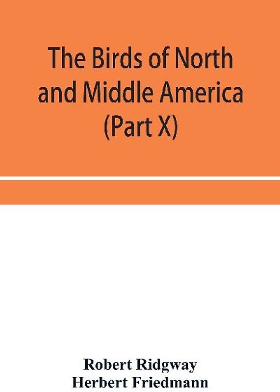 The birds of North and Middle America