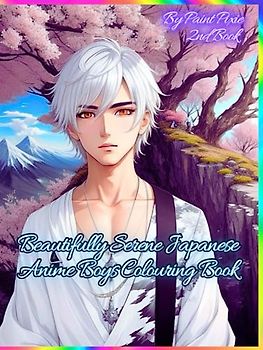 Beautifully Serene Japanese Anime Boys Colouring Book: 2nd Book