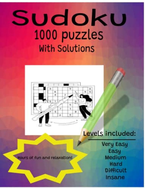 Sudoko Puzzle Book: 1000 puzzles!