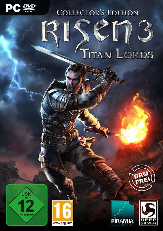Risen 3: Titan Lords [Collectors Edition, inkl. Steelbook, Soundtrack, Art-Box, Handbuch, Almanach, 10 Art-Cards, Weltkarte & Poster] PC Spiele