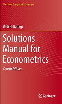 Solutions Manual for Econometrics