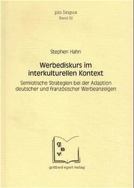 Werbediskurs im interkulturellen Kontext