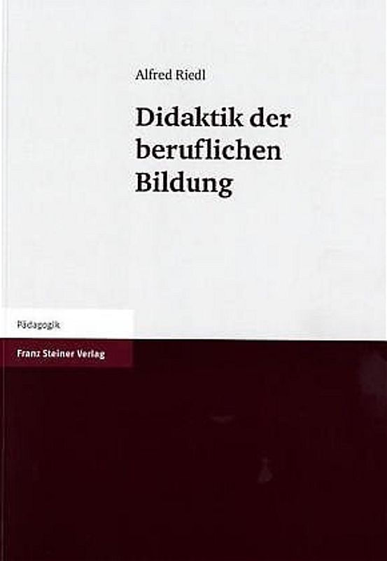 Didaktik der beruflichen Bildung