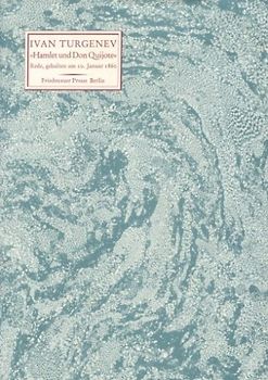 Hamlet und Don Quijote. Eine Rede