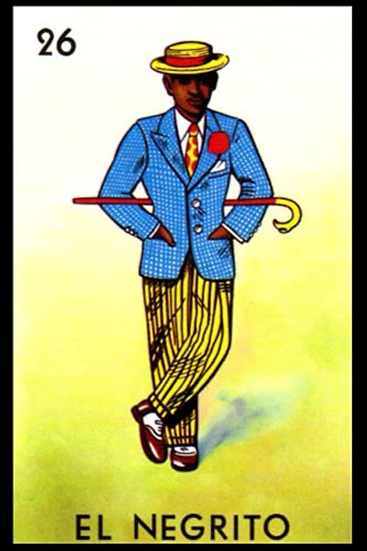 El Negrito - La Lotería Card Notebook: See Inside All 54 Mexicana Loteria Cards with Translations and Explains Cuaderno y Diario. Traditional Mexican ... Game Fans! (Smarty La Lotería, Band 26)