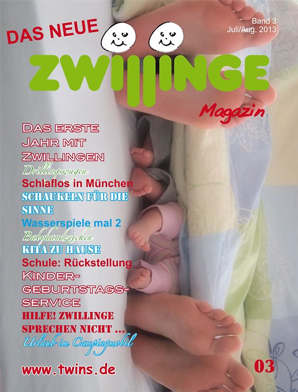 Das neue Zwillinge Magazin Juli/August 2013