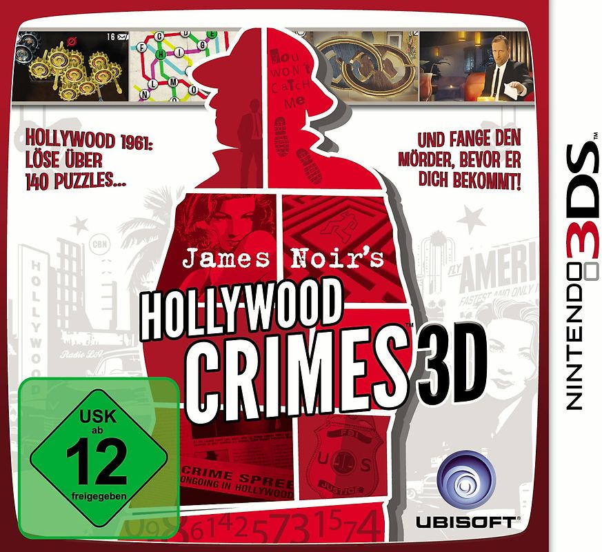 James Noir's Hollywood Crimes 3D Nintendo 3DS