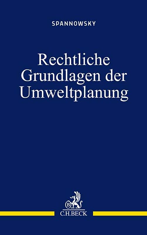Rechtliche Grundlagen der Umweltplanung