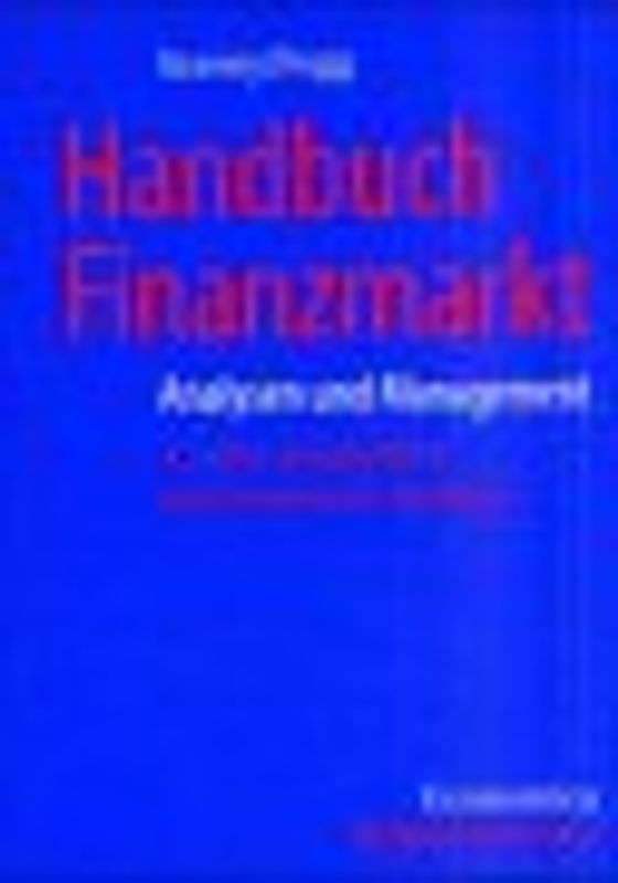 Handbuch Finanzmarkt