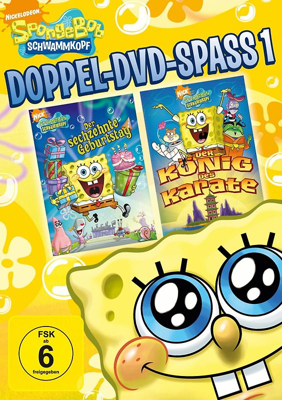 Spongebob Schwammkopf - Doppel-DVD-Spass DVD 1 - Der sechzehnte Geburtstag und Der König des Karate - 2 DVD-Box DVD