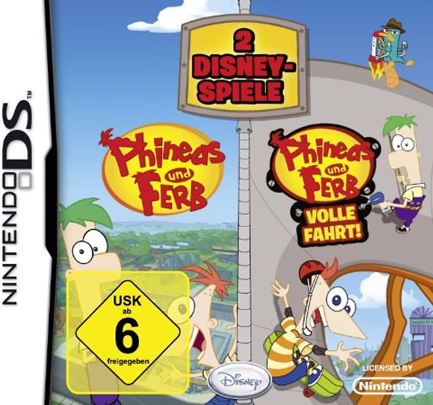 Phineas und Ferb 1 & 2: Phineas und Ferb / Phineas und Ferb: Volle Fahrt! Nintendo DS