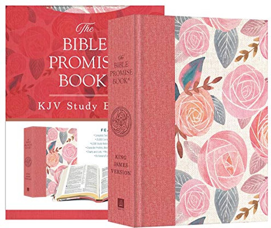 Bible Promise Book KJV Bible--Rose Garden: King James Version, Rose, Devotional, Red Letter Edition
