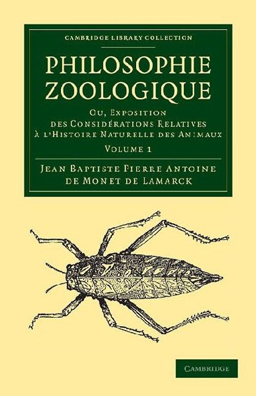 Philosophie Zoologique - Volume 1