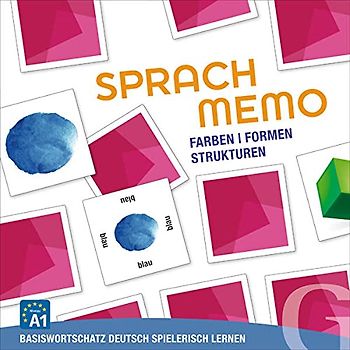 SPRACHMEMO Farben / Formen / Strukturen: Basiswortschatz Deutsch spielerisch lernen / Sprachspiel