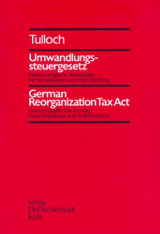 Umwandlungssteuergesetz /German Reorganization Tax Act