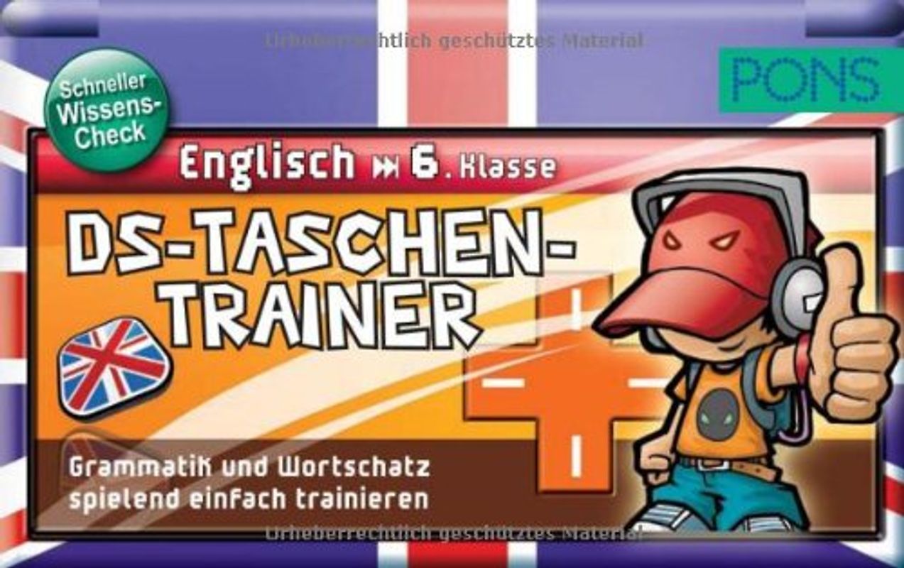 PONS DS Taschentrainer Englisch 6. Klasse
