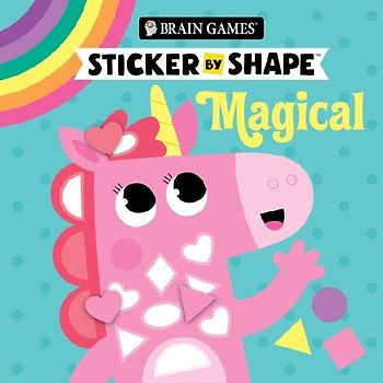 Brain Games - Sticker by Shape: Magical (for Kids Ages 3-6)