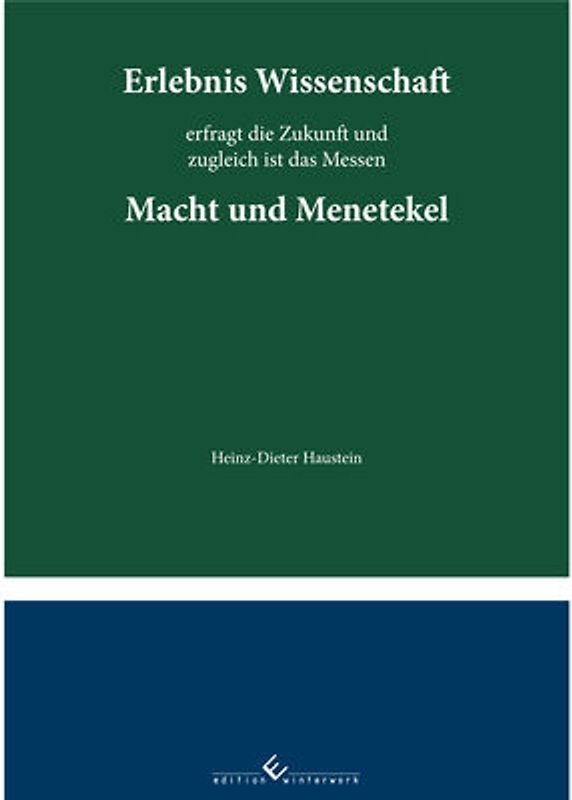 Erlebnis Wissenschaft