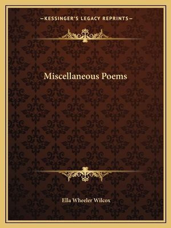 Miscellaneous Poems