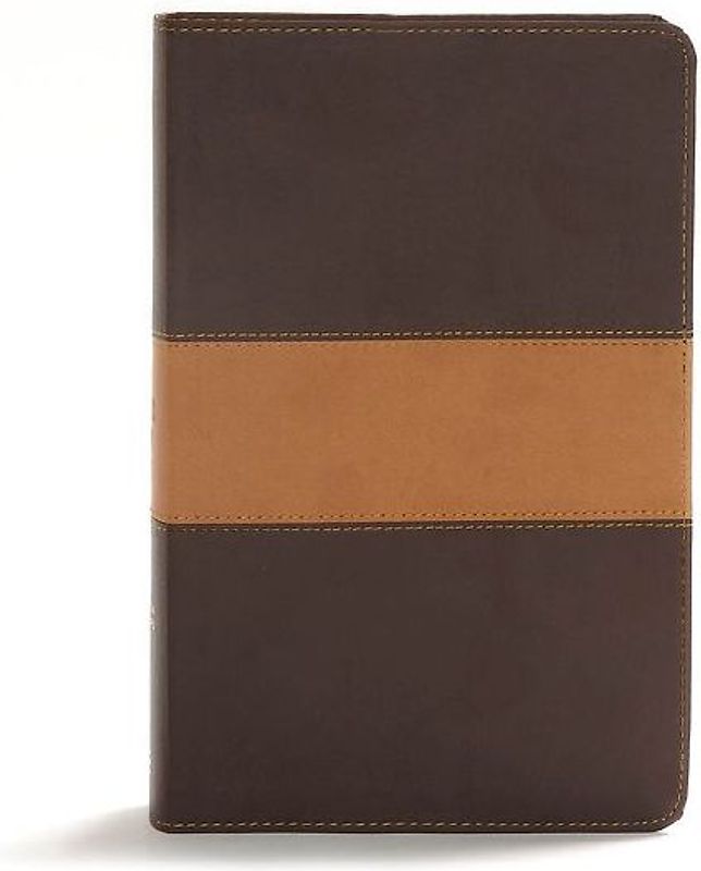 CSB Disciple's Study Bible, Brown/Tan Leathertouch