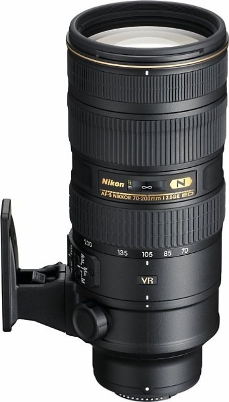Nikon AF-S NIKKOR 70-200 mm F2.8 ED G VR II 77 mm Objectif (adapté à Nikon F) noir
