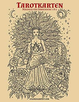 Tarotkarten-Malbuch für Erwachsene 1 & 2