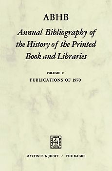 ABHB Annual Bibliography of the History of the Printed Book and Libraries