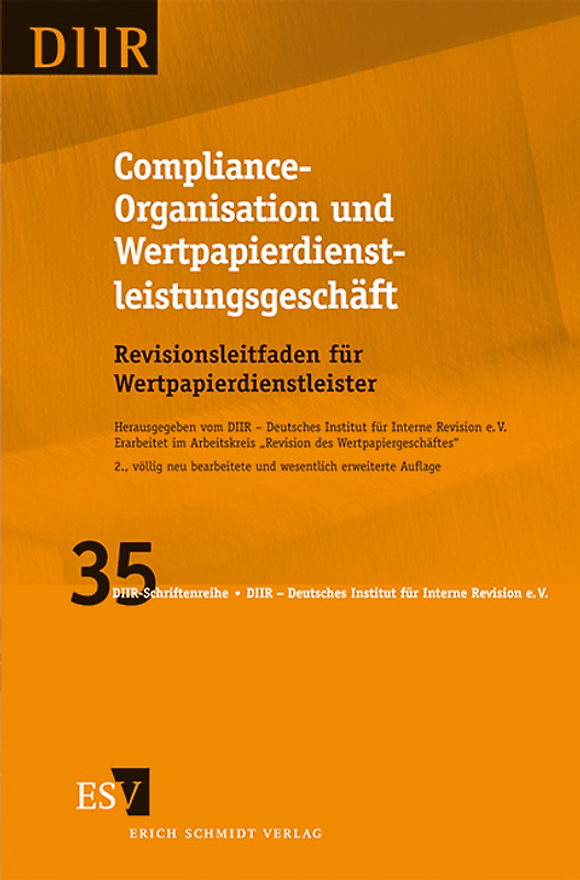 Compliance-Organisation und Wertpapierdienstleistungsgeschäft