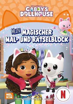 Gabby’s Dollhouse: Mein magischer Mal- und Rätselblock