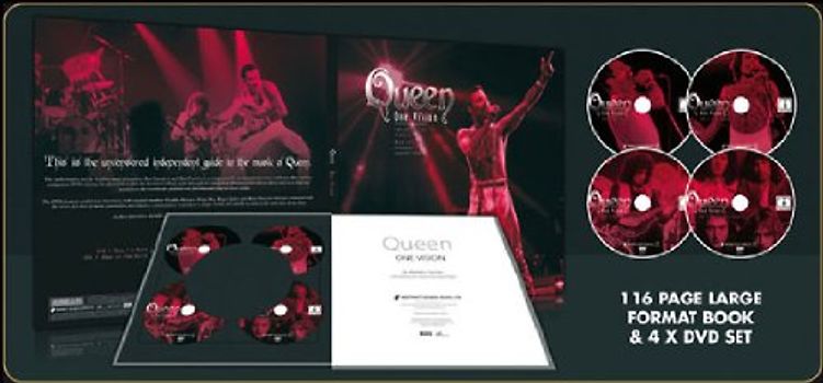 Queen: One Vision (4 DVD-Deluxe Edition + 116-seitiges Buch!) - Matthew Furniss