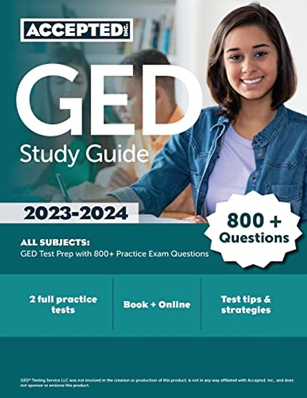 GED Study Guide 2023-2024 All Subjects