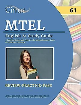 MTEL English 61 Study Guide: 2 Practice Exams and Prep for the Massachusetts Tests for Educator Licensure