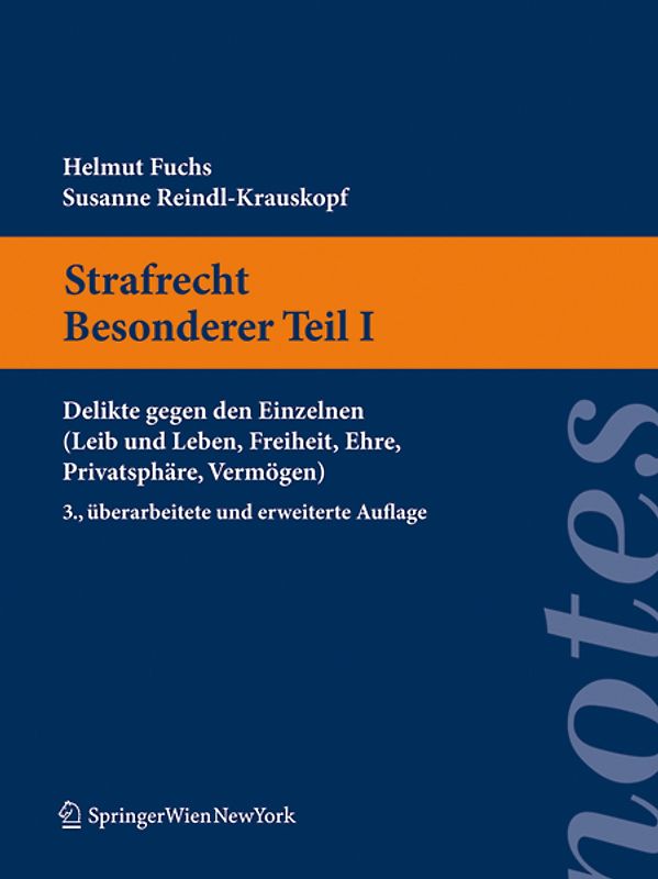 Strafrecht. Besonderer Teil I
