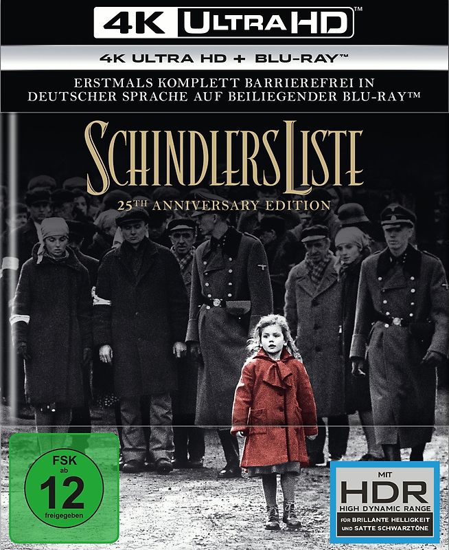 Schindlers Liste-25th Anniversary Edition-... 4K Ultra HD Blu-ray