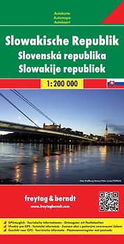 Slowakische Republik, Autokarte 1:200.000
