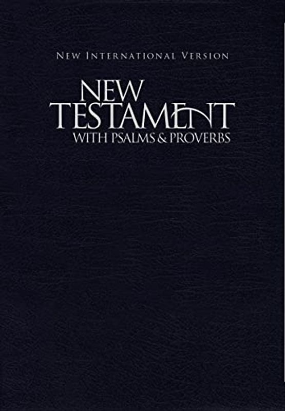 NIV, New Testament with Psalms and Proverbs, Pocket-Sized, Paperback, Blue