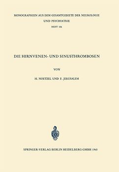 Die Hirnvenen- und Sinusthrombosen