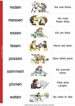 Tobi - Aktuelle Ausgabe / Verb-Memo-Spiel. 22 gestanzte Vorlagen