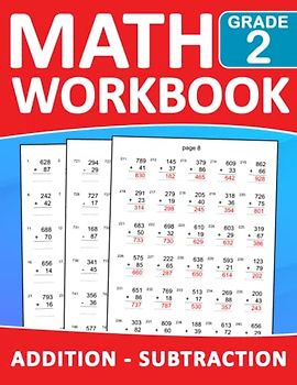 Math Workbook Grade 2 Addition And Subtraction Exercises With Answers: Math Practice 100 days Addition And Subtraction With More 2000 Exercises | Math ... | One page per day to be great at math