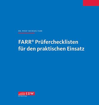 FARR Prüferchecklisten für den praktischen Einsatz - Apartbezug