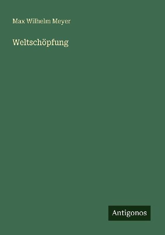 Weltschöpfung