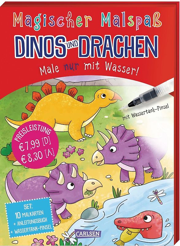 Magischer Malspaß: Dinos und Drachen